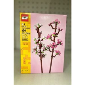 LEGO Flowers Celebration Gift, White and Pink Cherry Blossom 40725